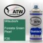 Preview: Mitsubishi, Foresta Green Pearl, F26: 400ml Sprühdose, von ATW Autoteile West.
